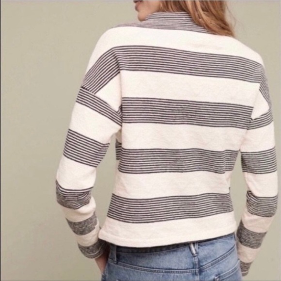 Anthropologie Eri + Ali Saborie Pullover Sweater striped - Picture 2 of 8